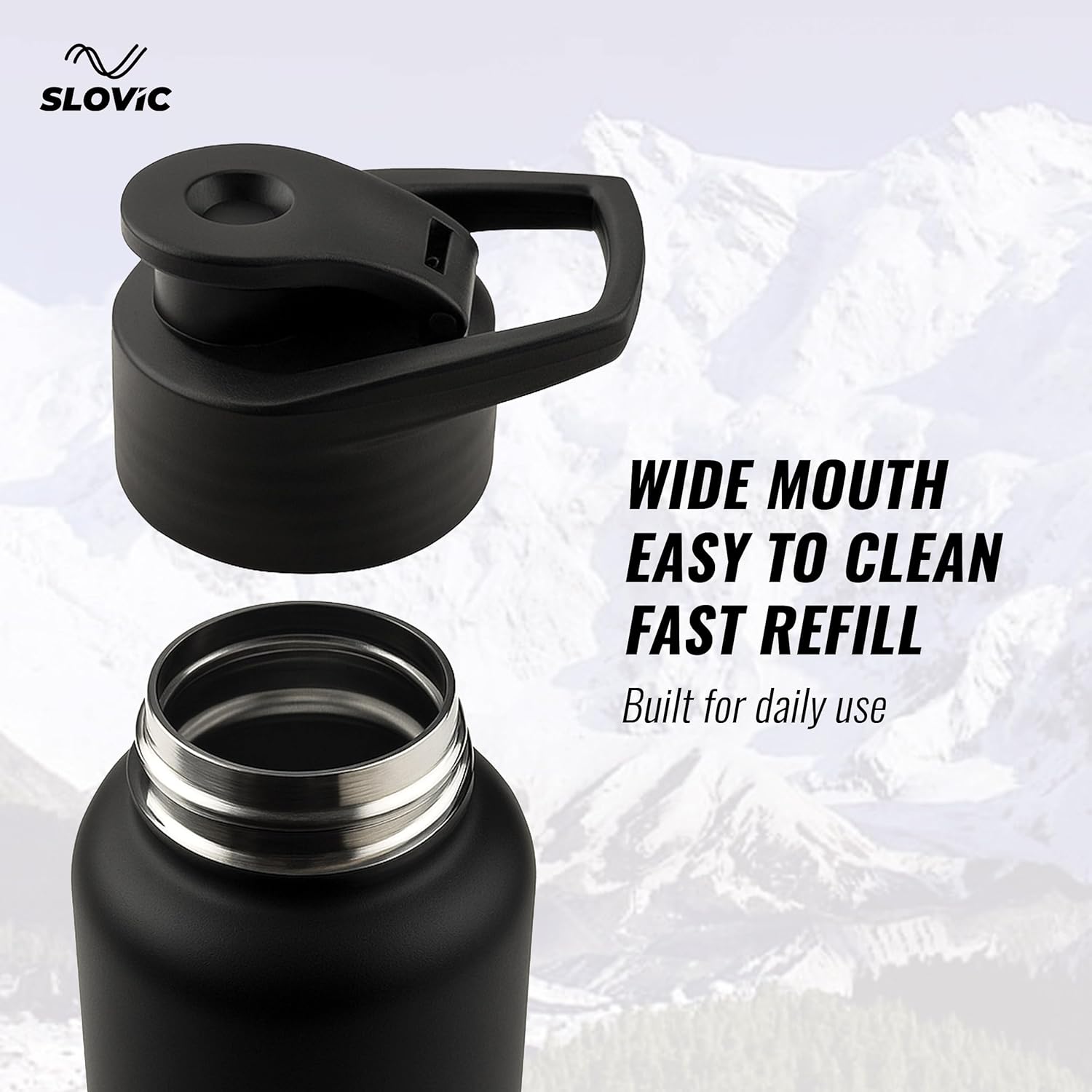 slovic steel water bottle